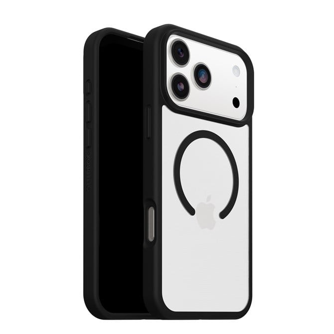 OtterBox React MagSafe Apple iPhone 17 Pro Max Black Crystal - Clear/black