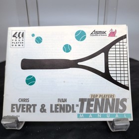 Top Players Tennis Nintendo NES Chris Evert Ivan Lendl 1990 Complete CIB🎾
