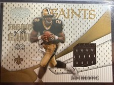Aaron Brooks /100 Game Worn Jersey Patch Donruss Classics Saints Football Card