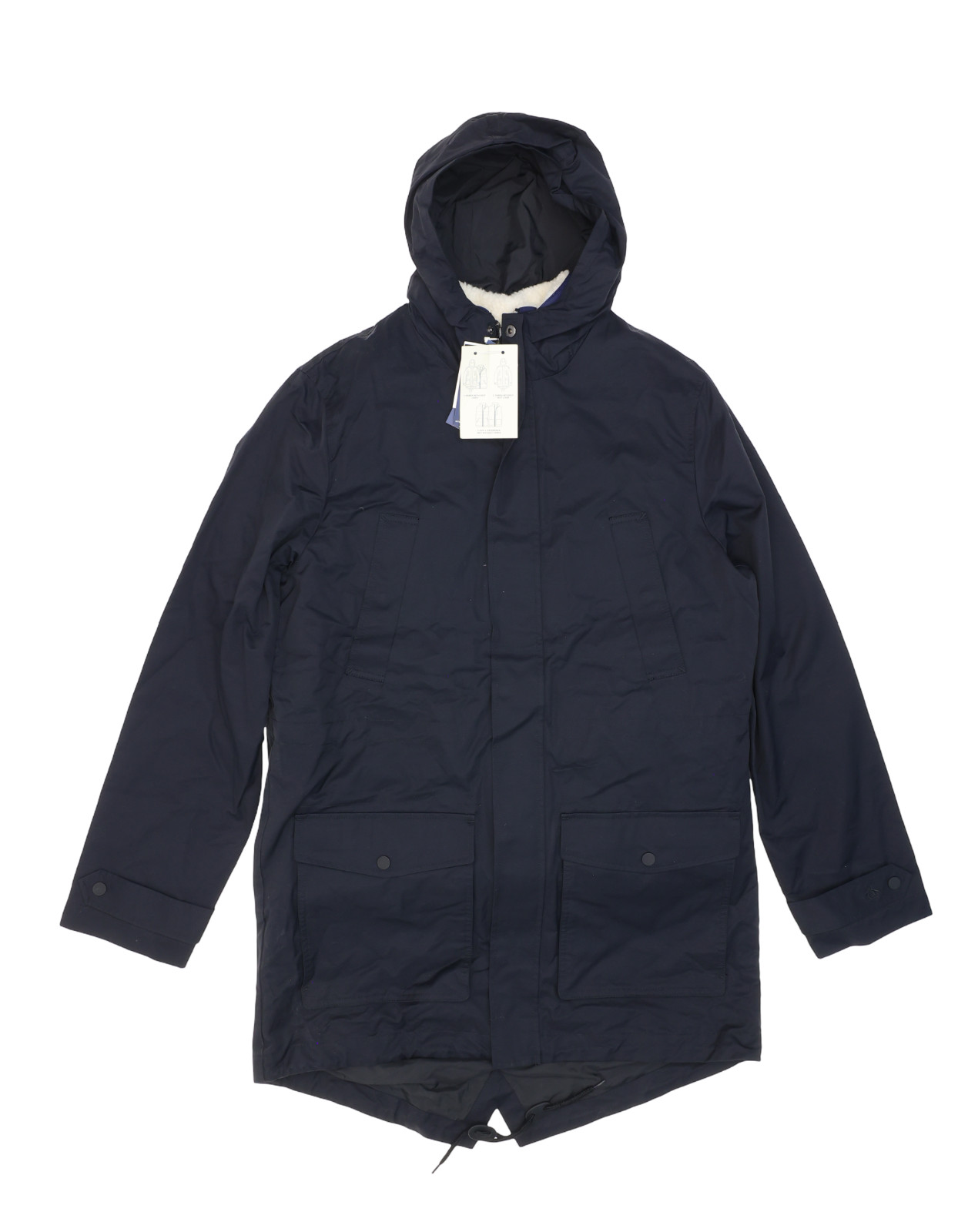 Original Penguin X2012 Mens Black 4-In-1 Water Resistant Jacket Size M