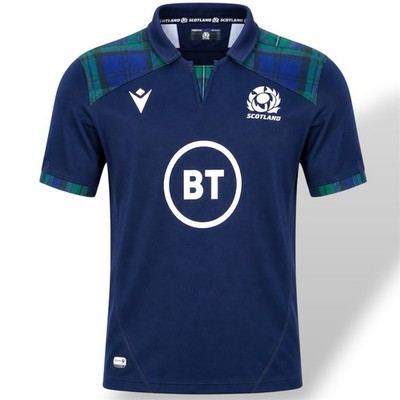 2015/16 MACRON SCOTLAND TEAM RUGBY UNION TRAINING SHIRT JERSEY SIZE 4XL MENS