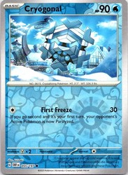 Cryogonal 055/197 Obsidian Flames Reverse Holo