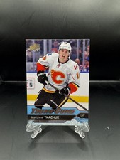 2016-17 Matthew Tkachuk Upper Deck Young Guns rookie hockey card - #231 - Flames. rookie card picture