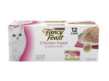Purina Fancy Feast Classic Pate Wet Cat Food Chicken, 3 Oz Cans 12 pack