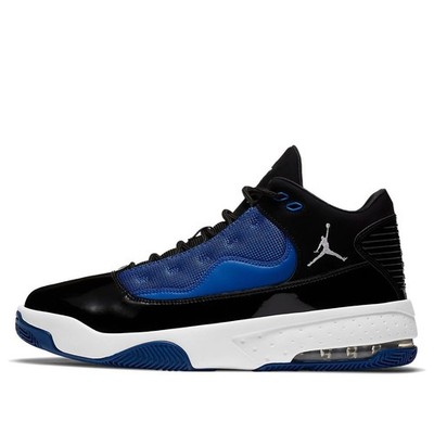 Nike Air Jordan Max Aura 2 Men Basketball Shoes Size 12 Black Blue CK6636 014