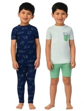 Kirkland Signature Boy's 4-Piece Pajama Set Made with Organic Cotton, Sz 5