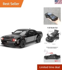 Coche de juguete interactivo Dodge Challenger para niños 3+ - ¡Sonidos, luces y retroceso!