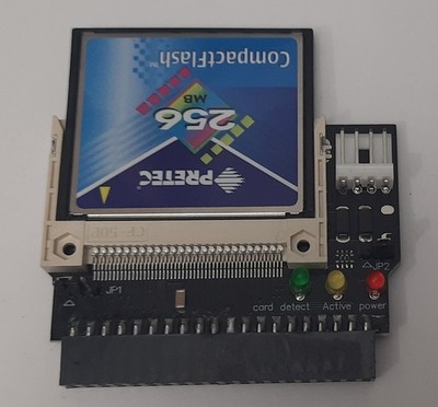 Interner CF to IDE Adapter + 256MB CF Card + MS-DOS 6.22 für Retro PC