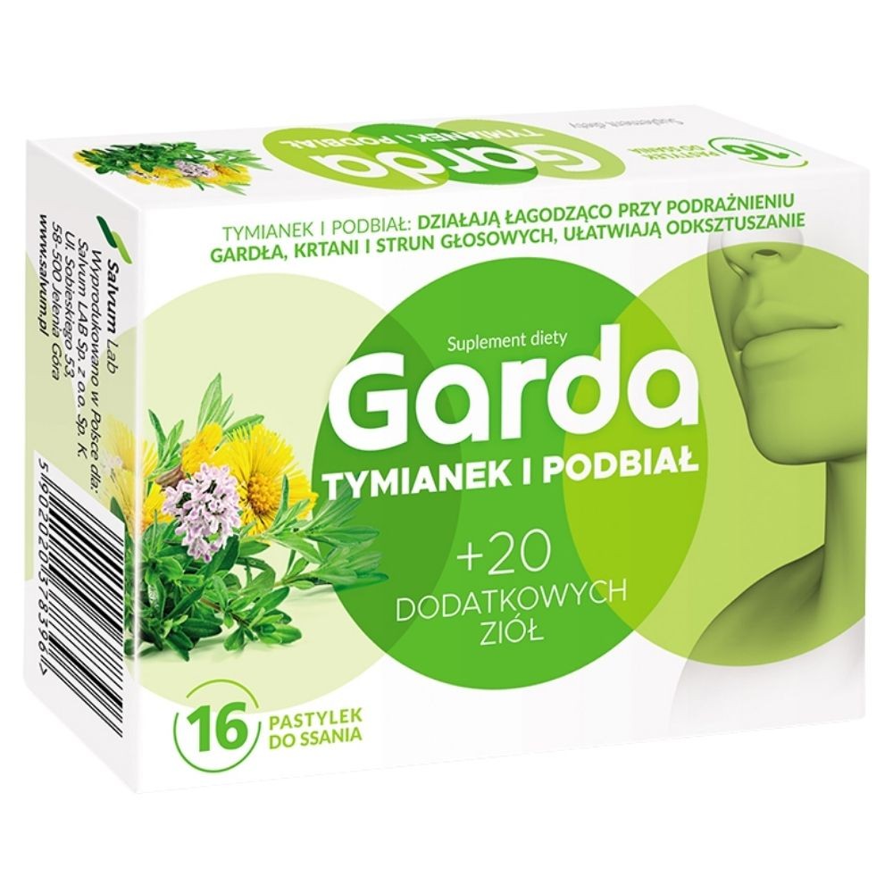 Garda Thymian und Huflattich, 16 Lutschtabletten
