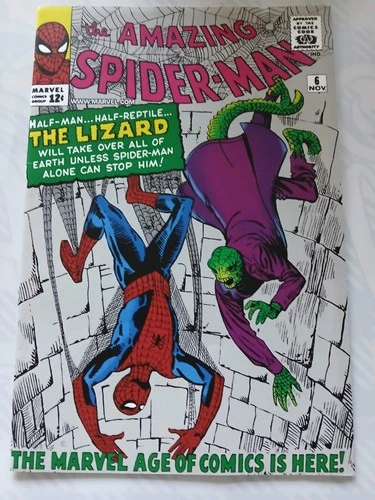 The Amazing Spider-Man #6 (Marvel Comics November 1963) fascimilie