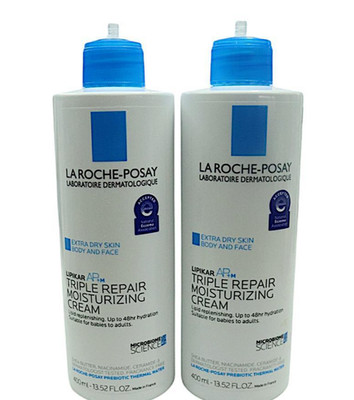 2 X LA ROCHE-POSAY LIPIKAR AP+M TRIPLE REPAIR MOISTURIZING CREAM 400 ML.