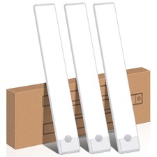 Luces debajo del gabinete con sensor de movimiento YLXS, magnéticas de 12 pulgadas, blanco frío