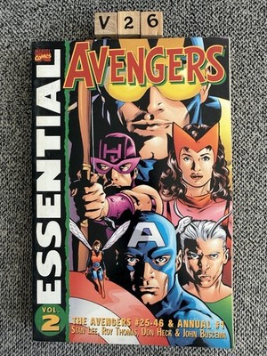 Essential Avengers Volume 2: Among Us Walks a Goliath by Stan Lee Avengers 25-46
