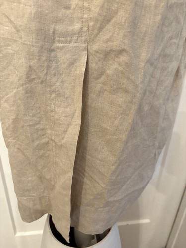 Damen Paola Alberdi The Drop beige Leinen offen Staubtuch lange Weste Topper Größe S - Bild 5 von 8