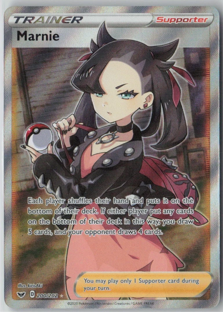 CGC9 マリィ SR シールド Marnie 200/202 英語版 ポケカ Marnie 200/202 Swsh01: Sword & Shield for sale | eBay