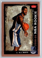 2008-09 Fleer #203 O.J. Mayo Memphis Grizzlies