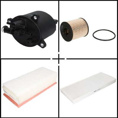 PURRO Filterset, Inspektionspaket für Ford GALAXY II MONDEO IV Turnier S-MAX