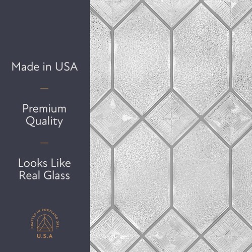 Elegant Old English Textured Window Film – 36x72, UV Filtering & Easy to Remove - Picture 8 of 11