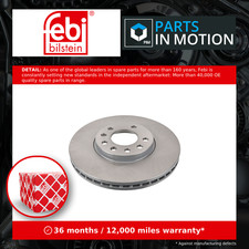 Image of 2x Brake Discs Pair Vented Front 288mm 10748 Febi Set 032025723 0569009 0569056