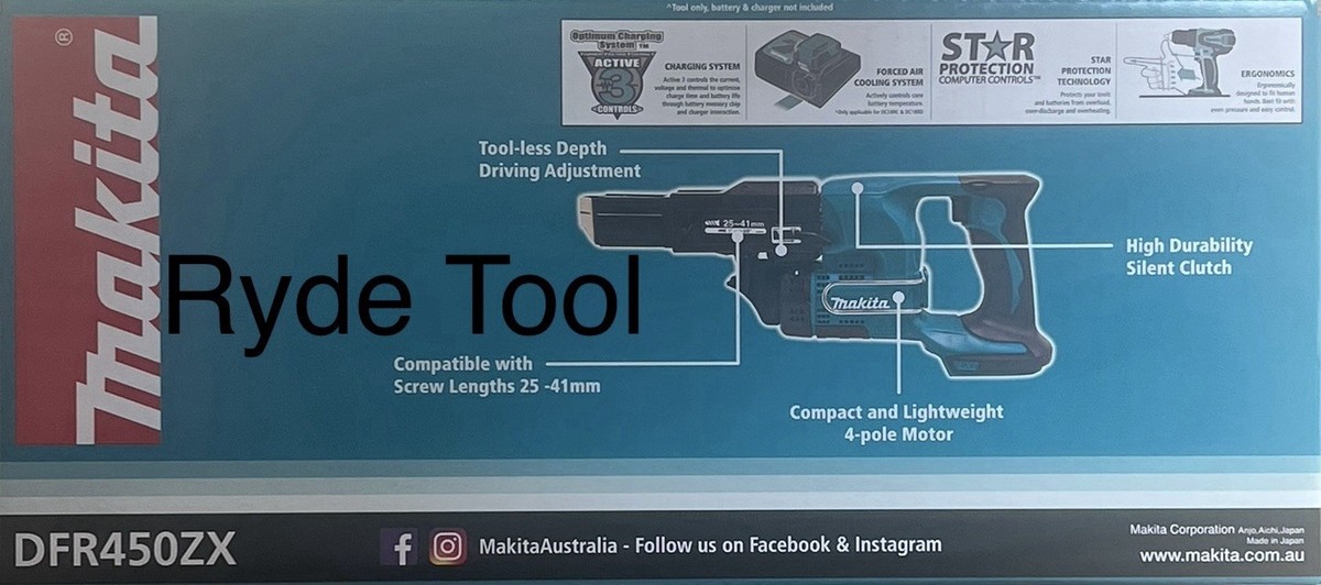 Makita 18V Mobile Auto Feed Screwdriver, AU Stock