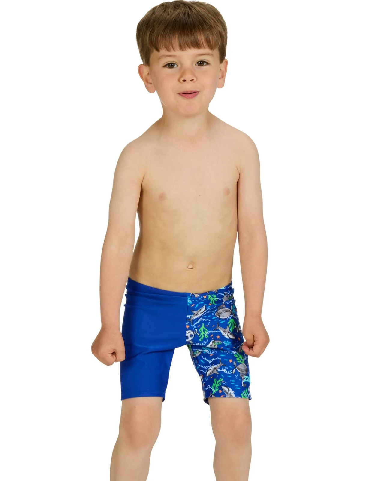 Zoggs Tots Boys Oceanic Swim Jammer - Blue