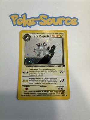Dark Magneton 11/82 Team Rocket Set Holo Rare Vintage WOTC Lightly Played