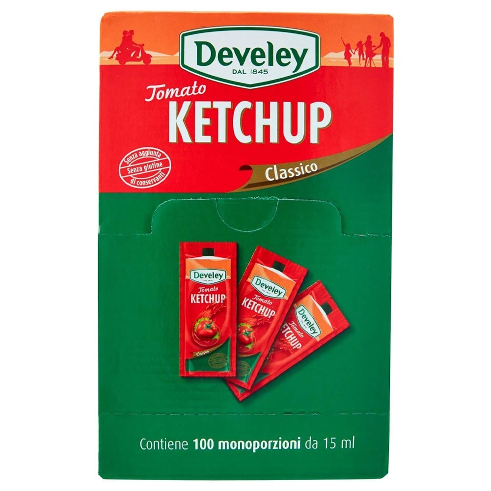 DEVELEY KETCHUP IN BUSTINE MONODOSE GR.15 X 100 PEZZI