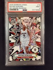 #16 Rhyne Howard 2025 Donruss WNBA Atlanta Dream sports My House Diamond PSA 9
