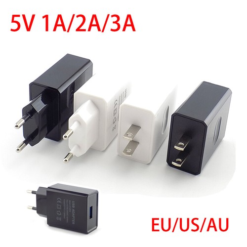 Adaptador de de pared viaje universal USB 5V 1A/2A/3A para iPhone Samsung | eBay