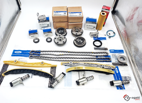 Brand New OEM ENGINE TIMING CHAIN GUIDES KIT-21 PIECES 3.0L DOHC 4V 2019-2021 - Picture 3 of 3