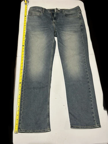 Levi's Denizen 216 Slim Fit Men's Blue Jeans, Casual Denim Pants w Flex Fabric