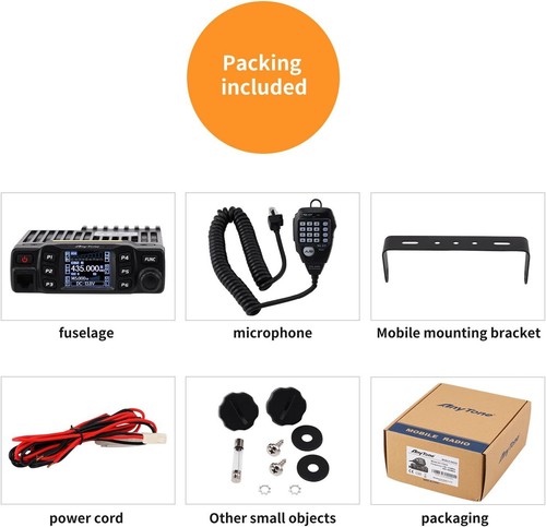 25W DualBand VHF/UHF Mobile Radio Transceiver 200Ch 180° +USB Programming Cable - Picture 4 of 9