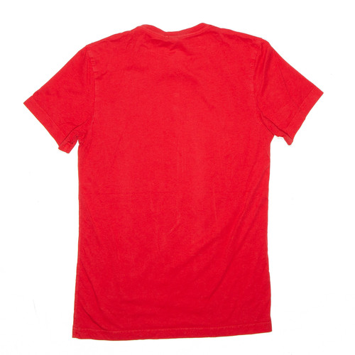 ADIDAS Mens Sports Red Short Sleeve T-Shirt XS - Picture 3 of 6