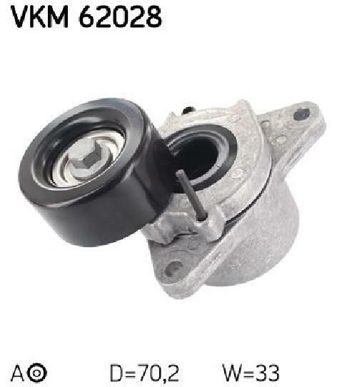 Original SKF Spannrolle Keilrippenriemen VKM 62028 FüR Nissan-image