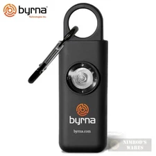 Byrna Banshee PERSONAL SAFETY ALARM 130dB + Carabiner BLACK BM68450 FAST SHIP
