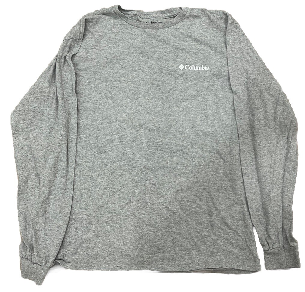 Columbia Greater Outdoor Gear Long Sleeve Shirt Gray Men’s Size Medium
