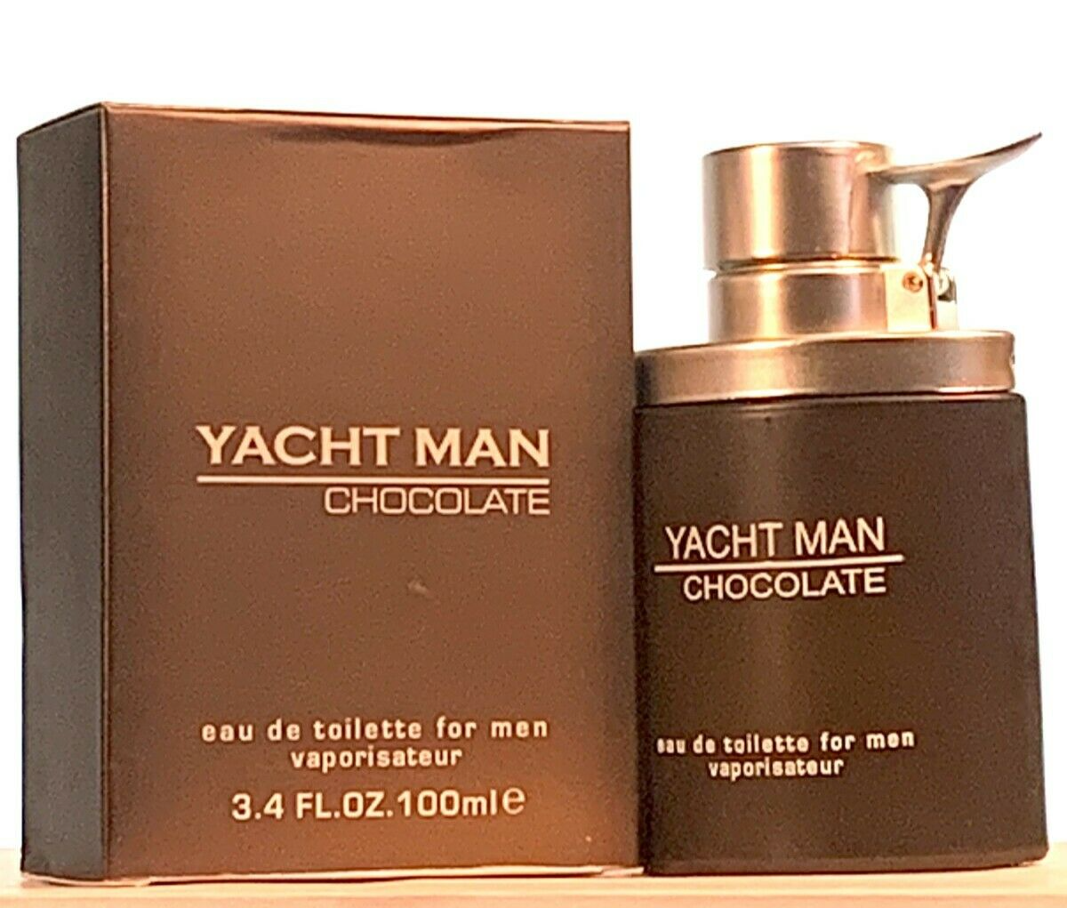 Yacht Man Chocolate Perfume 3.4 oz Eau de Toilette Spray for Men