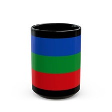 Bandera de Villavicencio Meta Colombia - Taza de café negra