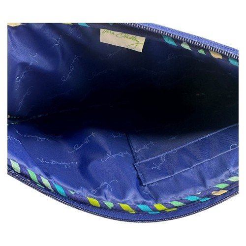 Custodia trapuntata per laptop Vera Bradley - Katalina blu doccia strisce pioggia - Foto 8 di 8