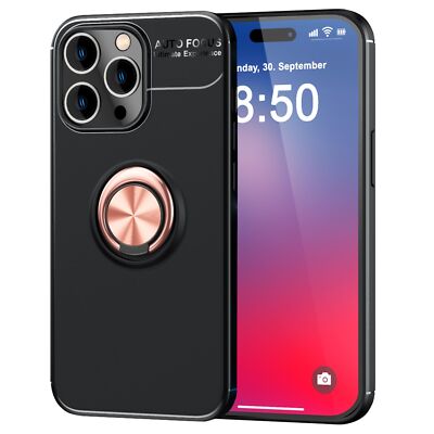 iPhone 16 Pro Max Handyhülle Outdoor NALIA Case Cover 360° Ring robust