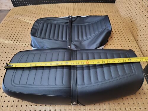 KAWASAKI KZ650 B1-B3 C1-C3 F1 SEAT COVER 1977-1980 MODEL + STRAP (k-41) - Picture 12 of 12