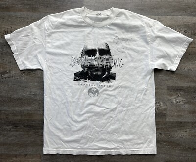 - T-Shirt Lynch Tシャツ サイン入り 【貴重】lynch Washed SCRT – Black ミュージシャン