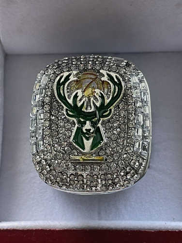 Giannis Antetokounmpo Milwaukee Bucks 2021 Championship Ring - Foto 1 di 8