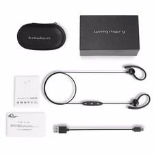 Wireless Sports Bluetooth Headphones V4.1 Shake Proof Earphones with Mic IPX5 Wa