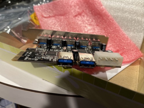 Sedna - PCIE X1 7 Port USB 3.0 Adapter Card 5 Extern And 2 Internal - Picture 6 of 6