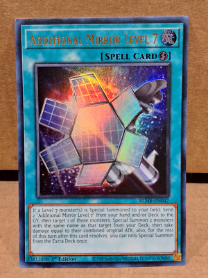 Additional Mirror Level 7 - BLMR-EN047 - Ultra Rare Yugioh! Holo Foil Nice!