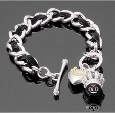 Prezioso Braccialetto Di Inox Corona E, Cuore