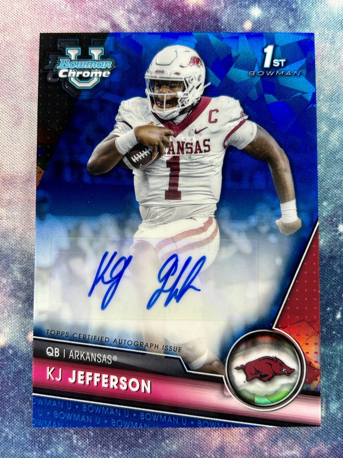 2023 Bowman U University Chrome Sapphire Edition Prospect KJ Jefferson Auto UCF