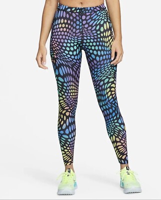 Nike Epic Luxe Dri-FIT run division leggings multicolor DM7555-010 NWT sz S $50 | eBay