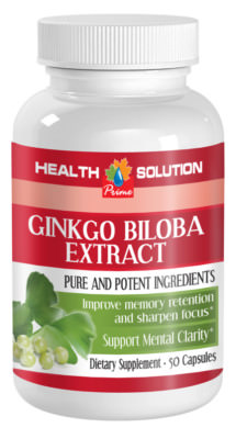 brain memory nervous system - GINKGO BILOBA 120MG - gingko biloba now - 1 Bottle